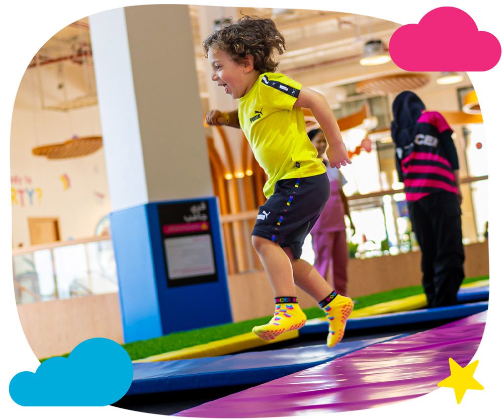 miniBOUNCE The Pearl Doha, Trampoline, Free Jump