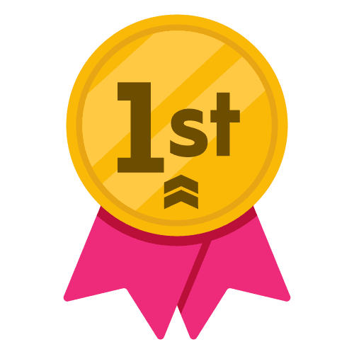 1st place medal icon bounce