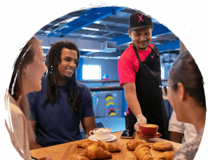 BOUNCE Cafe Coffee Croissant